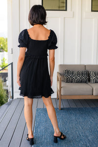 It's Cocktail Hour Ruffle Detail Dress