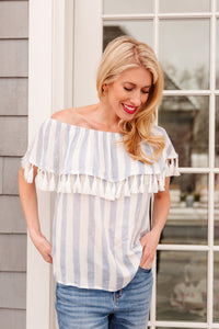 Set Yourself Free Striped Top