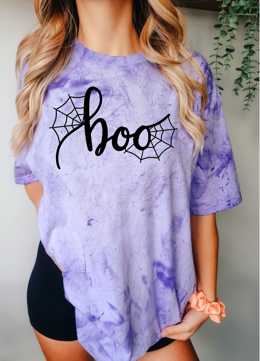 PREORDER: Boo Graphic Tee in Amethyst